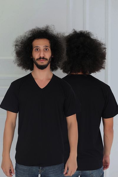 CNT Men's V-Neck Short Sleeve T-Shirt