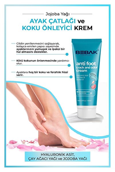 Bebak Koku Önleyici, Ayak Bakım Kremi 100ml