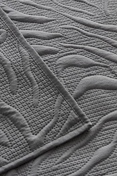 Karaca Home Sonnia Anthracite Double Bedspread Set