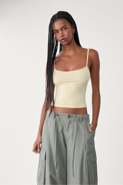 Stradivarius Strappy polyamide top
