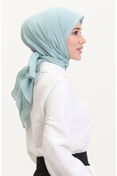 sefamerve Μαλακό κασκόλ Candyy 19097-10 Mint Green