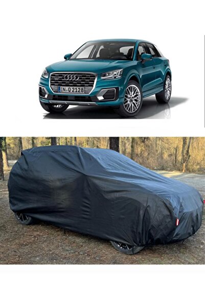 CoverPlus Audi Q2 Uyumlu Oto Araba Brandası KALIN Oto Dolu Brandası-Siyah