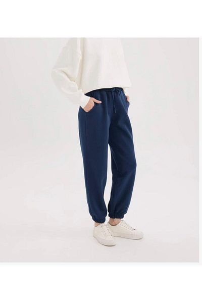 UYN SPORT Unisex Navy Blue Jogger Leg Regular Fit Tracksuit