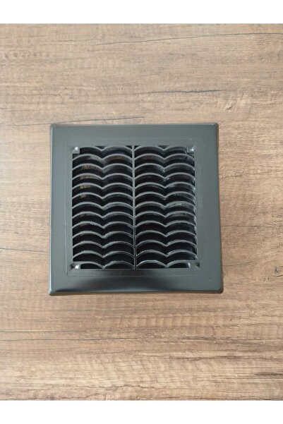 Home Banyo Wc ve Baca Kapağı Plastik Izgaralı Menfez 17X17 Cm- MAT SİYAH