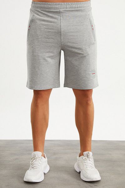 MYSPORT Ανδρικό σορτς 201759 Ep Embroidery Detailed Grey Melange