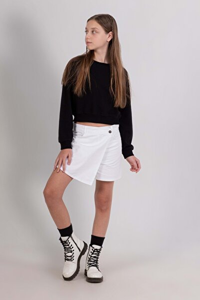 PD KIDS 0461 Kız Çocuk Kot Şort Etek