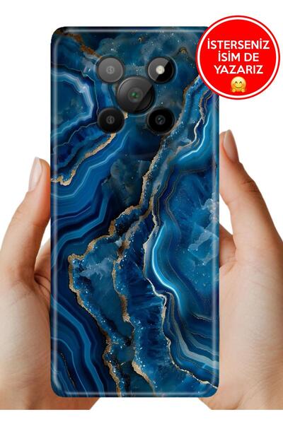 General Mobile GM Phoneix 5G Kılıf Elastik Resimli Desenli Silikon DarkAmetist