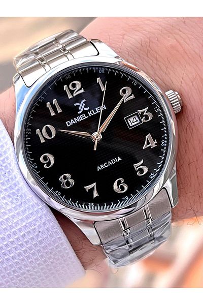 Daniel Klein Blkt.2.290 Steel Cord 30 Mt Water Resistant Men's Wristwatch