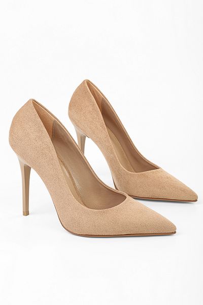 Shoeberry Klassischer Stiletto-Absatz aus Sensei-Haut-Wildleder für Damen