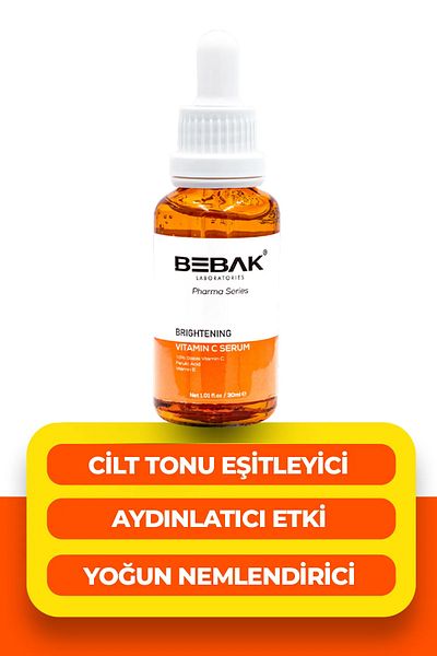 Bebak Pharma 10% Vitamin C - Brightening and Skin Tone Equalizing Serum 30ml