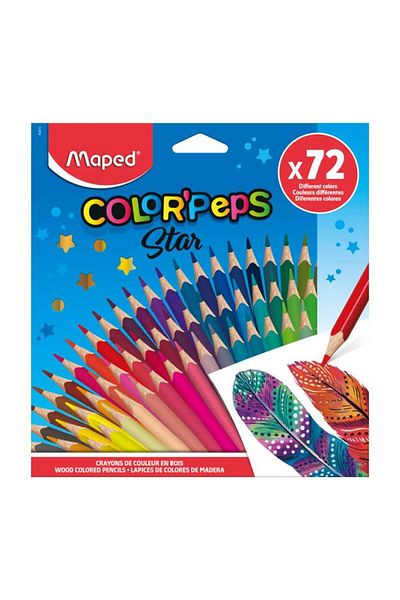 Maped Colorpeps Dry Paint Set of 72 - 832072