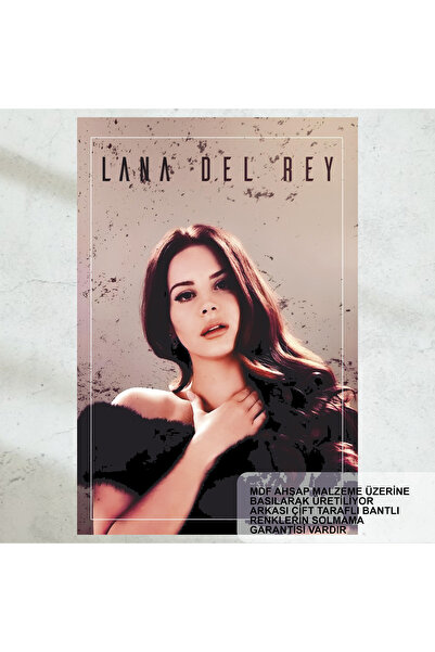 Hayat Poster Lana Del Rey Colorful Home Decoration Painting Retro Wood Poster