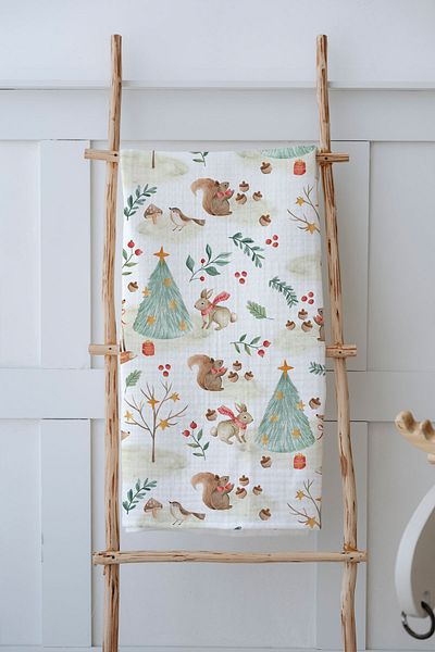 Tuğba Kuğu 4 Layer Muslin Blanket (100x120) - Limited 21 Series