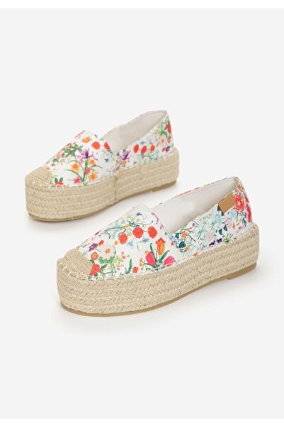 B T Shoes White Laguna Platform Espadrilles