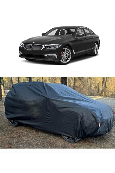 CoverPlus Bmw 540i xDrive متوافق مع سيارة القماش المشمع السميك للسيارات - أسود