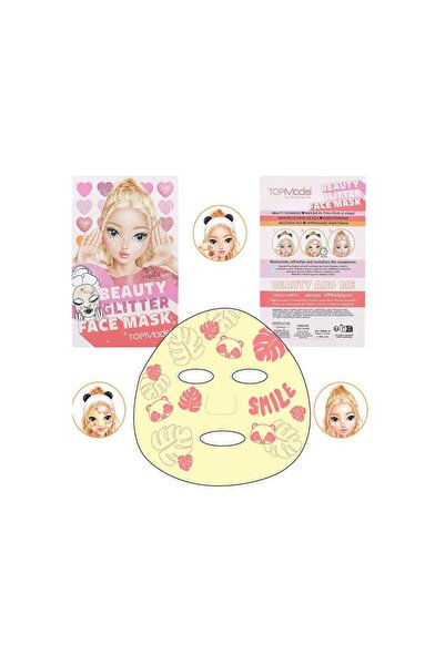 Top Model Topmodel glitter face mask, smile