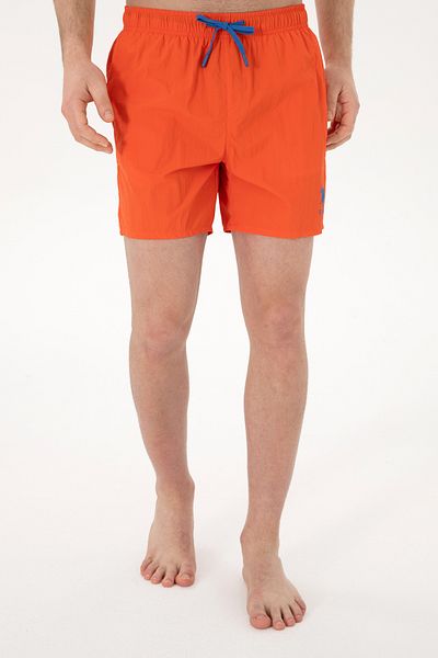 U.S. Polo Assn. Men's Pomegranate Flower Swim Shorts 50300032 -Vr039