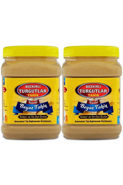 Bozkırlı Çavuşoğlu Slightly Roasted White Bran Crochet Tahini 930g 2 Pack Single Special Production in Turkey