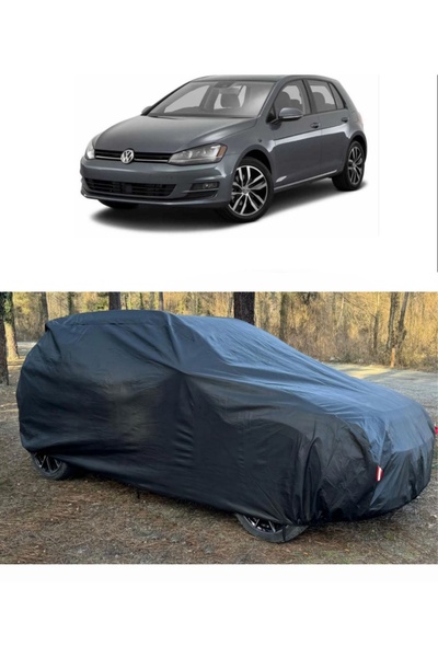 CoverPlus Volkswagen Golf 7 Compatible Auto Car Tarpaulin Thick Auto Full Tar...