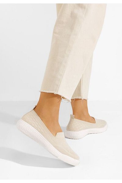 B T Shoes Pantofi casual dama Akova bej