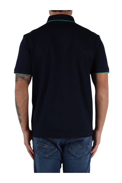 PAUL&SHARK Men's Finnish Closed Long Sleeve Two Pocket Song Tee- 25411268 -013