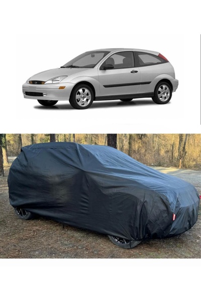CoverPlus Ford Focus 1 Hb Compatible Auto Car Tarpaulin Thick Auto Full Tarpa...