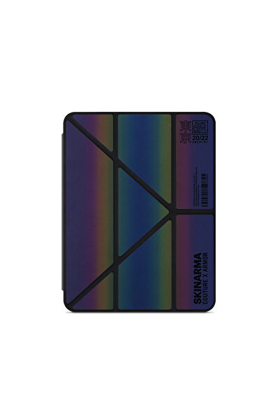 Skinarma iPad Air 11 2025 M3 Kılıf SkinArma Holografik Şeffaf Çıkarılabilir M...