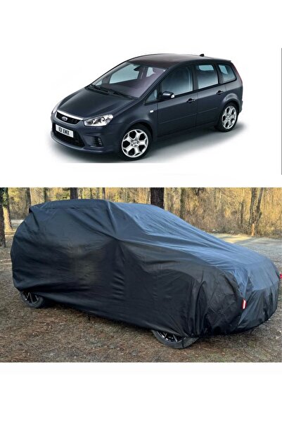 CoverPlus غطاء سيارة متوافق مع Ford C-Max، غطاء سيارة سميك - أسود (2003-2010)