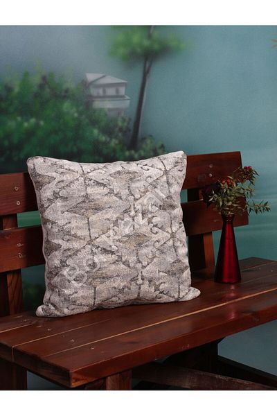 Bolkazan.com Authentic Patterned Single Sided Throw Pillow Cover 44X44