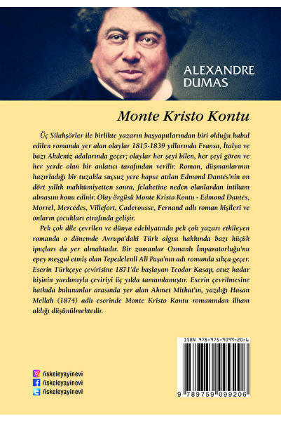 İskele Yayıncılık Monte Kristo Kontu