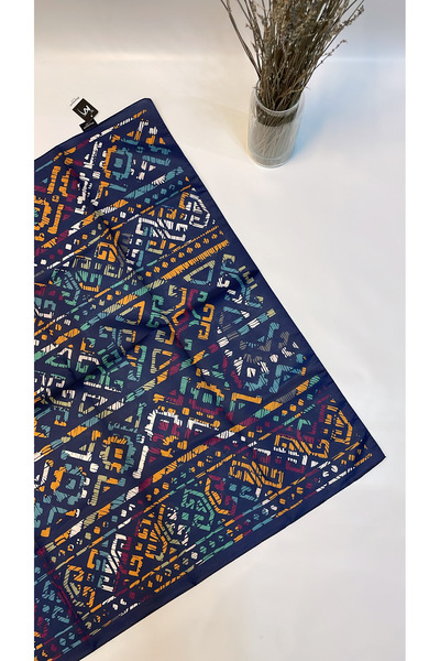 Onur Φουλάρι - Γυναικείο Μαλακό Φουλάρι με Βαμβακερό Εθνοστικό Σχέδιο