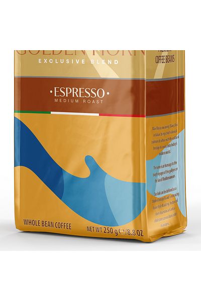 Mare Mosso Caffe ê Vendite Espresso Golden Horn Blend 250 Gr. (Core or Ground) Coffee