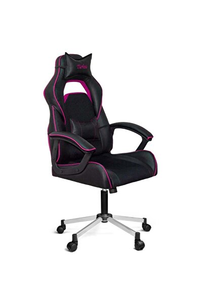 Türksit Range Yastıklı Yönetici ve Oyuncu Koltuğu Pembe