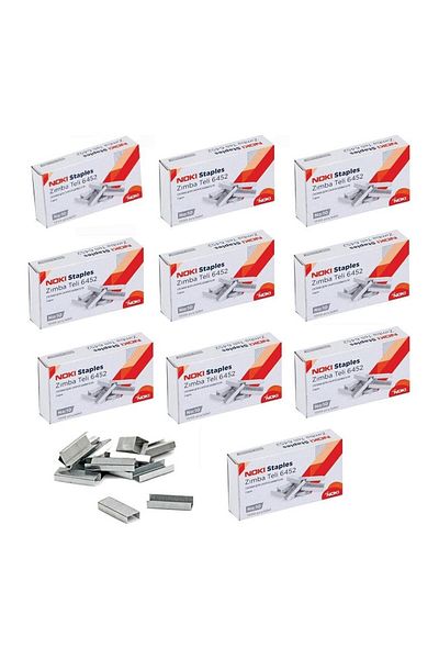 Noki Staple Wire No:10 White 10 Boxes (10,000 PIECES STAPLE WIRE)