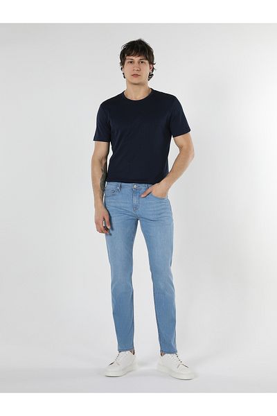 Colin's Karl 044 Blugi drepti albastru deschis cu talie joasă - CL 1042818