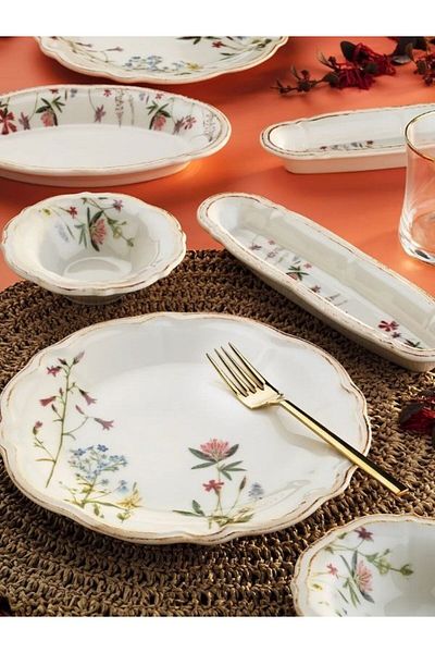 Viyalente Nature 14 Piece Breakfast Set