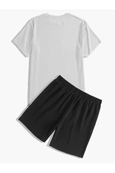 PENTHİLUS Unisex Size 7 Printed Shorts and T-Shirt Set