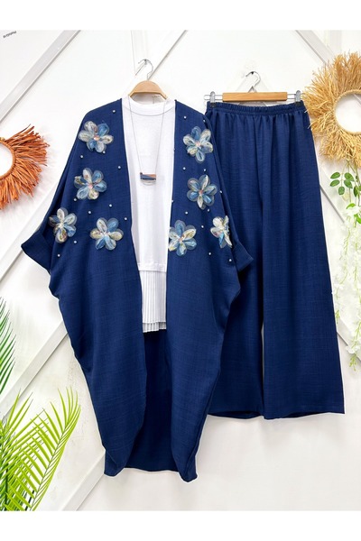 YEDİLALE Flowered Casual Kimono Set [Excluding Intimates]