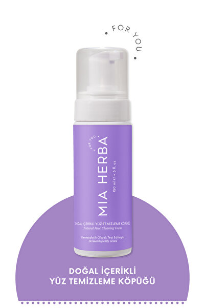miaherba Doğal Içerikli Yüz Temizleme Köpüğü 150 ml