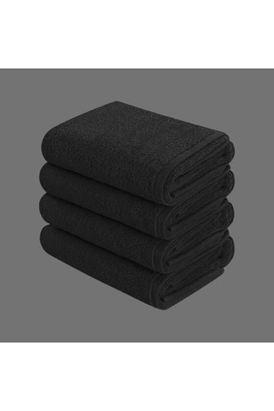 Denia Home Textile Σετ πετσετών βαφής 4 τεμαχίων / Αδιάβροχο / Κομμωτήριο-Αθλητισμός-Γυμναστήριο-Ξενοδοχείο-Κουρείο