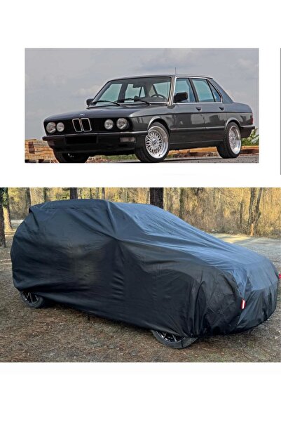 CoverPlus Bmw 518i Series متوافق مع سيارة القماش المشمع السميك للسيارات - أسود