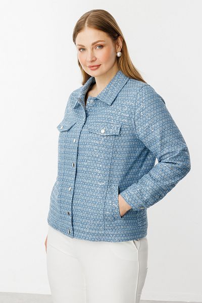 Ekol Sequin Detailed Snap Coat