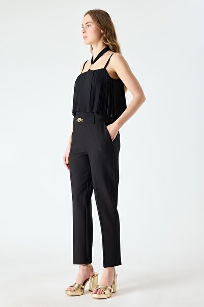 FEVER Gold aksesuarlı havuç kesim pantolon