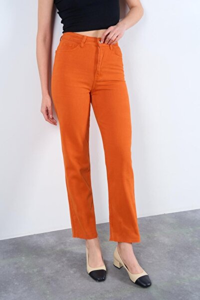 JANES Strong Straight Παντελόνι - Πορτοκαλί