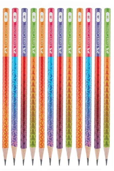 Faber Castell Yuvarlak Kurşun Kalem Smoothıe 12 Adet 1 Paket Faber Kurşun Kal...