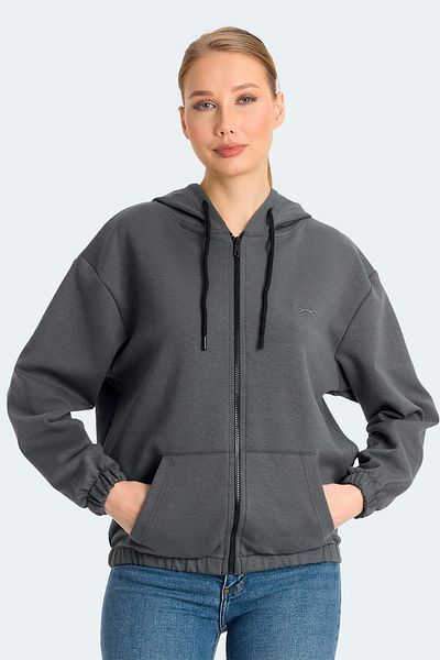 Slazenger Дамски суитшърт KIMBERLEY, тъмносив