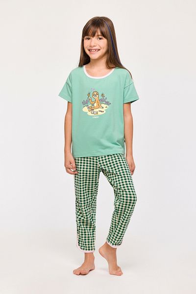 Woody 10-16 Years Old Girl's Pajamas-Tzg - 730-Light Blue