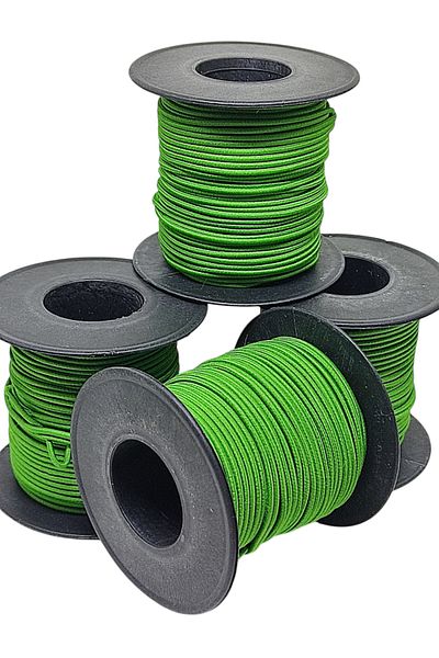 PARACORD 1.5 mm Rubber Rope 4 Reels (80 Meters Total) Firebird