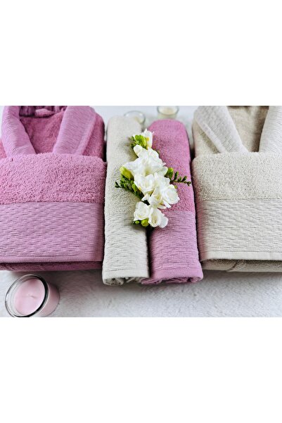 kubbe Σετ οικογενειακών μπουρνούζιων γάμου 6 τεμαχίων- Σαπούνι