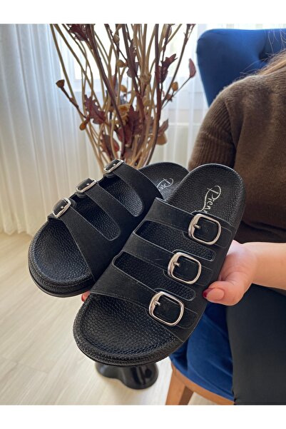 Pienn Soft Orthopedic Sole Slippers. Adjustable to Foot Shape Slippers with Know-Buckle